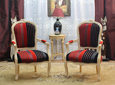 Fauteuil Cabriolet de Style Louis XV